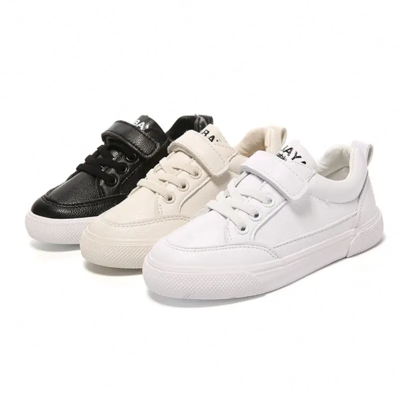 

Pu Uppers Shoes Leisure kids sneakers Student Little White Shoes