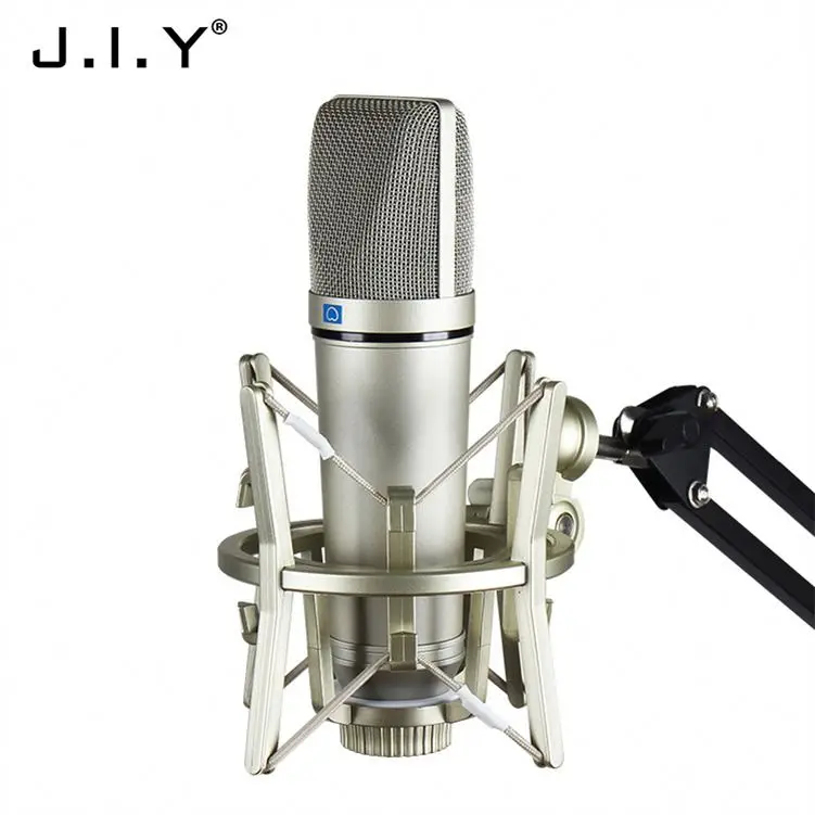 

New Upgraded Recording Microphone For Studio Singing Microphone, Champagne