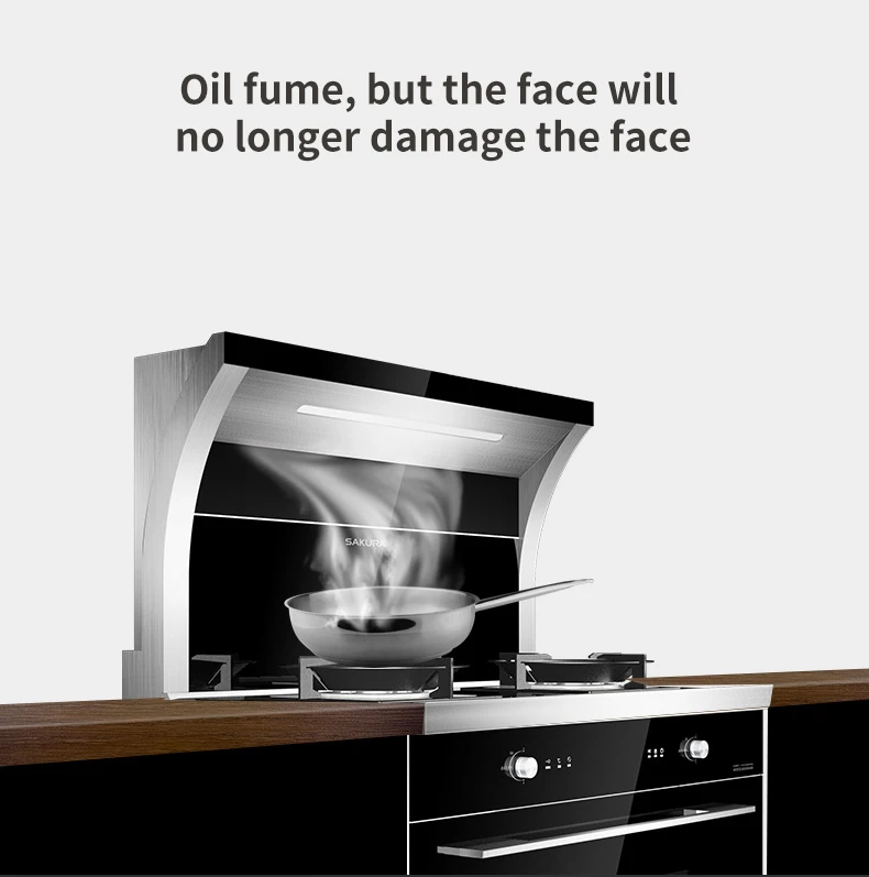 Convenient Household Integrated Stove Range Hood Gas Stove Integrated Box Oven Steaming And 1179