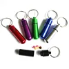 Mini Aluminum Promotional Pill Case Keychain, Pill Box Keychain, Pill Case Keyring
