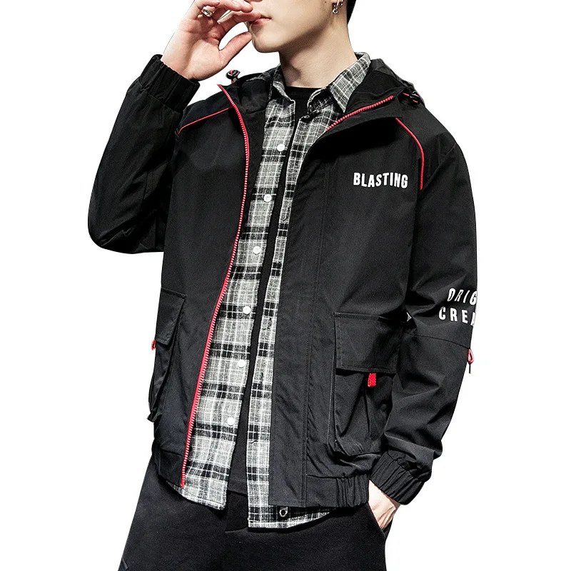 

Japanese Suit Jacket Men's Fall New Korean Version of Young Men's Casual Jacket Trendy Men's Hoodies
