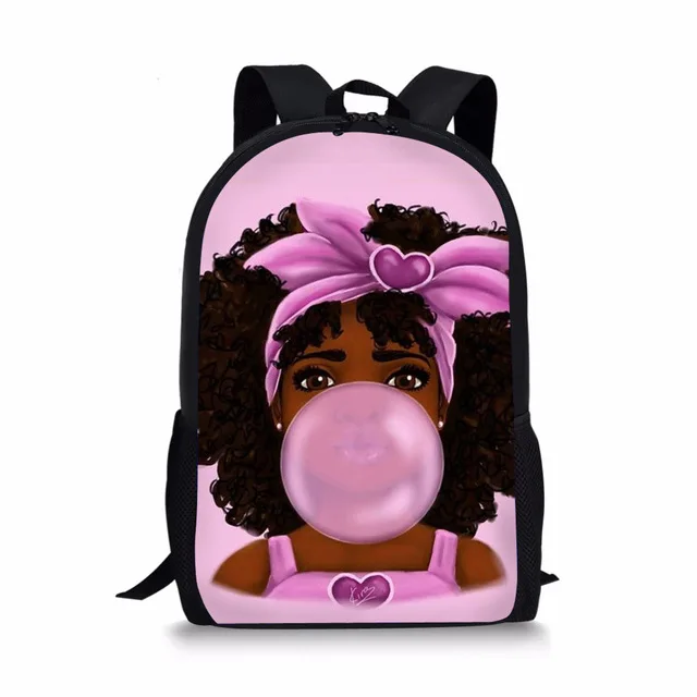 

2022 New Designer Hot Sell Custom African Girl Souvenirs Advertising Sublimation Print Waterproof Casual Bag For Girls Backpack