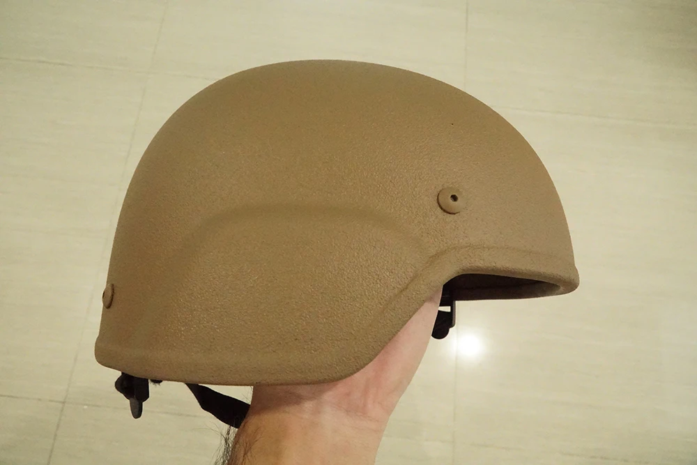 mich弹道防弹土狼棕褐色头盔军事陆军美国标准nij iiia 9mm定制钥匙