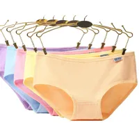 

TuKIIE Bulk Trendy Cheap One size Suger Color Young Girls Briefs Underwear Women Cotton Panties