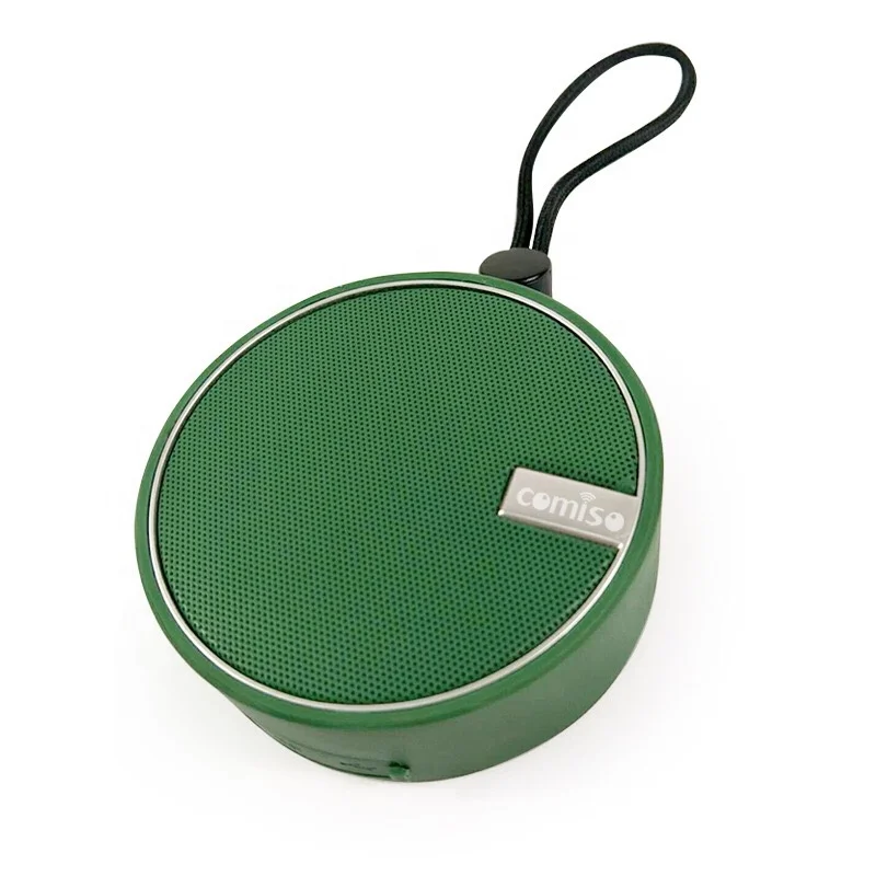 
New dual-color model IPX7 waterproof Bluetooth speaker ultra-bass support TF card portable blue travel driving Bluetooth speaker 