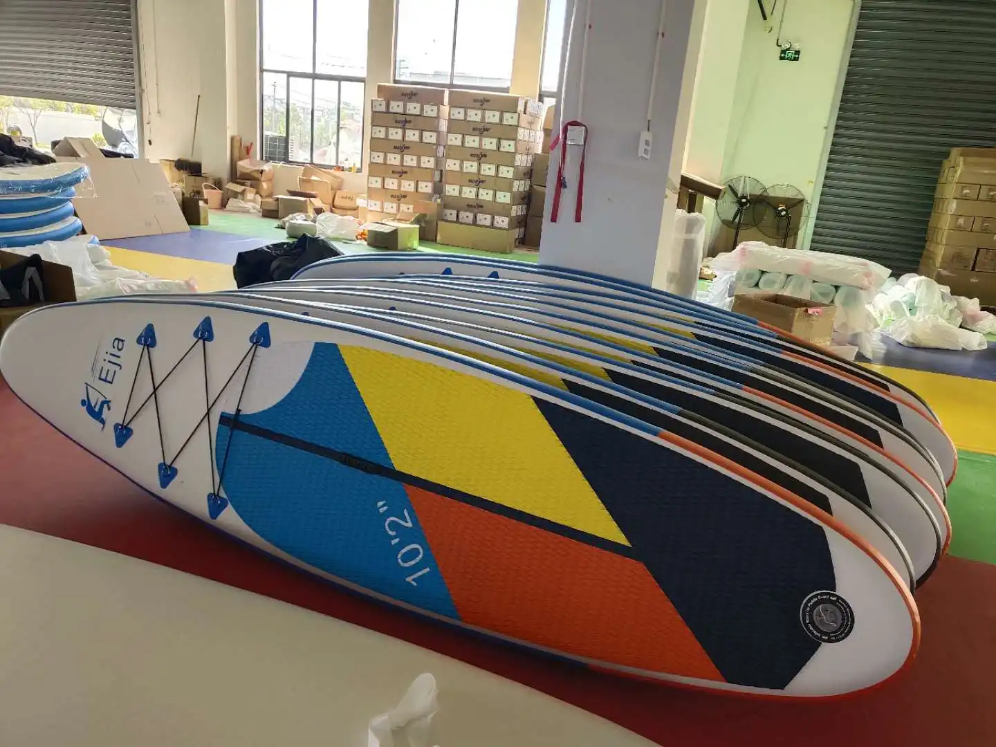 2021 Stock Adventurer Water Fun Round Stand Up Surfboard Sup Paddle