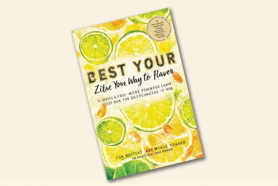 Zest being used in a recipe