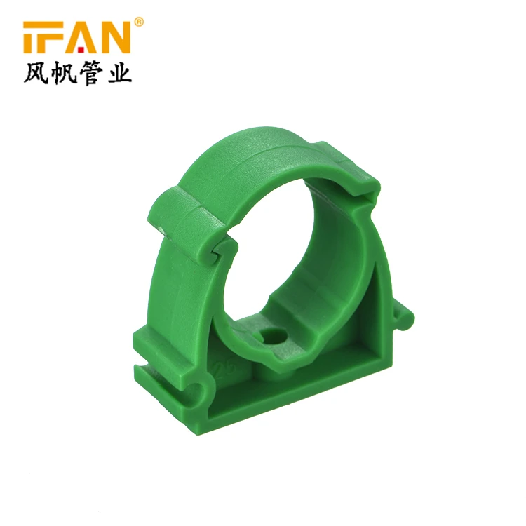 

IFAN PPR Pipe Clip Single Clamp 20mm Irrigation Water Tube PPR Pipe Fitting Price List Pipe Clip Plumbing Materials PPR