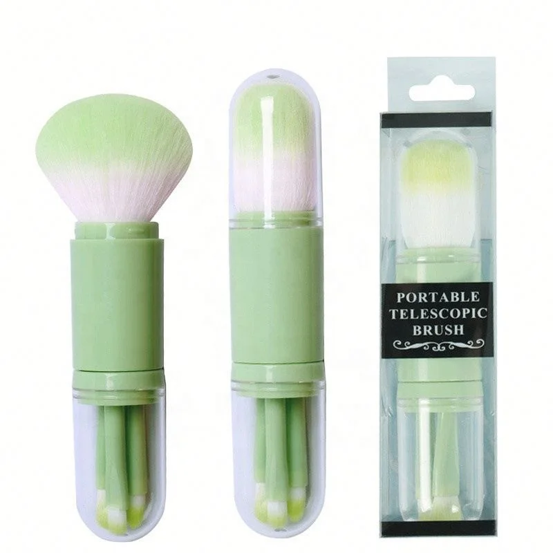 

Design Portable Telescopic Makeup Brush 4 In 1 Eye, Pics