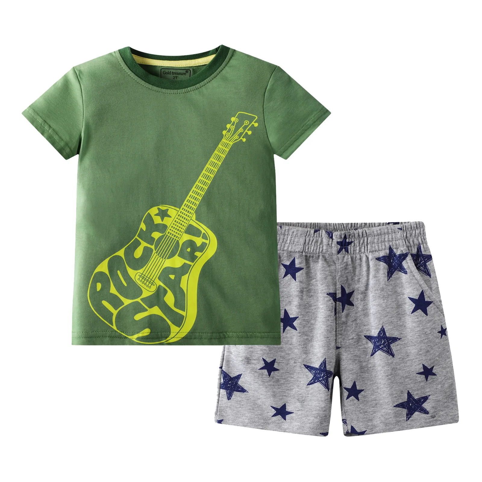 

Wholesale Boys Clothing Sets Animals Top Boys Summer Outfits Cotton Shorts And T Shirt Set