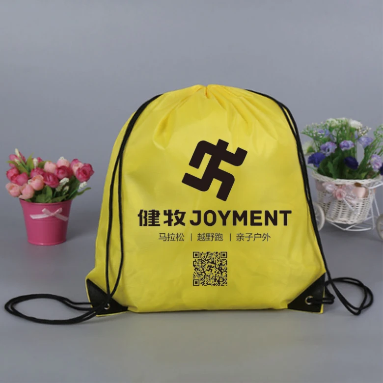 Custom Logo Printed Promotional String Drawstring Bag Buy String
