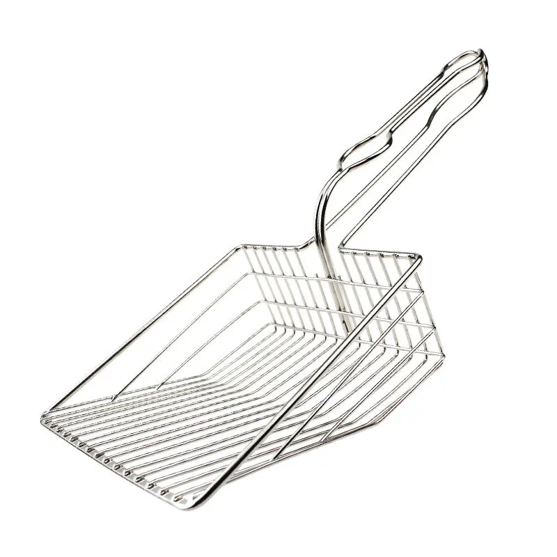 

Good Quality Pet Cleaning Products Large Capacity Stainless Steel Cat Litter Scoop Shovel Tray