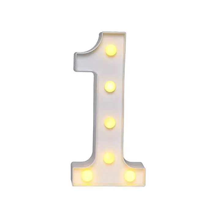 Custom Christmas Light Up Sign letter led light with English for decoration