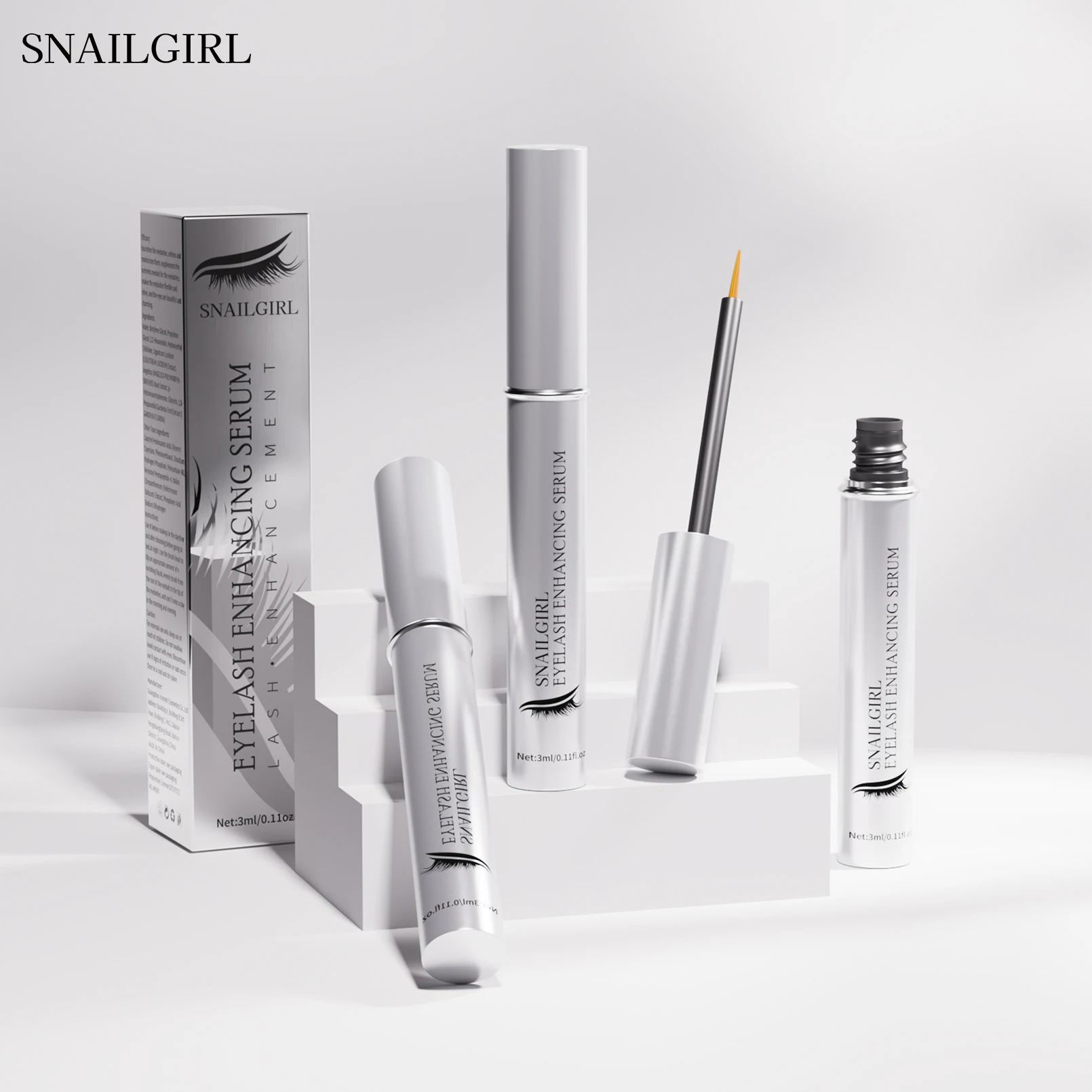 Eyelash Enhancing Serum Growth Treatments Wholesale Gentle Formula for Longer and Thicker Lashes