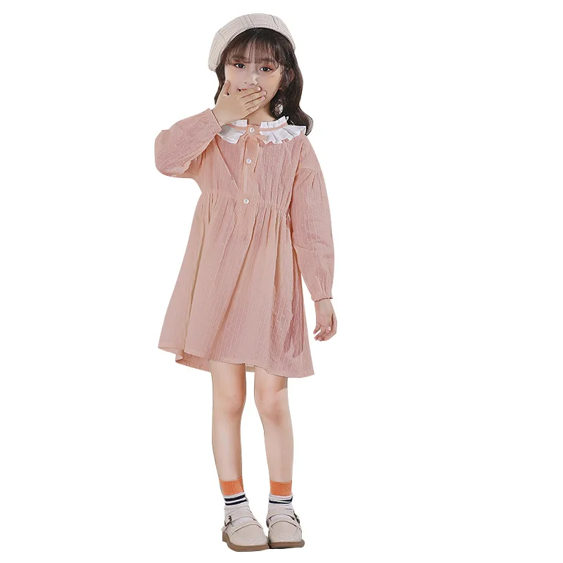 

2021 boutique new girls' casual cotton summer designs girls dresses wedding lace children clothing baby clothes girl dress