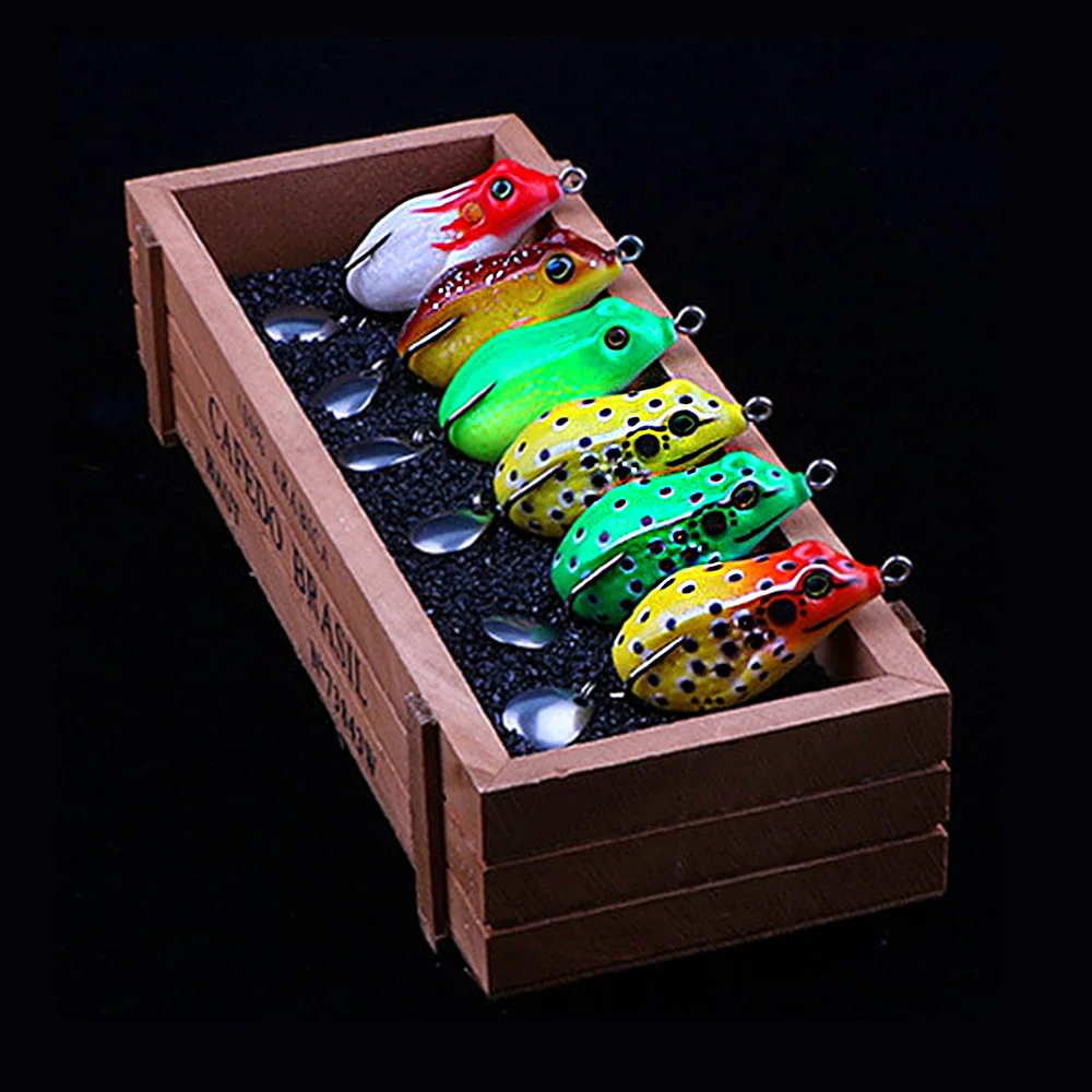 

Wholesale PVC Plastic Freshwater Fishing Jump Frog Lure