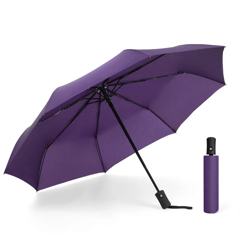 

Custom Logo Color Windproof Waterproof Compact Outdoor Automatic 3 Fold Umbrella