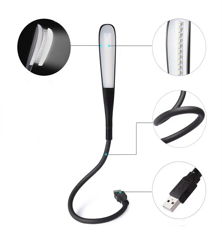 USB-Stecker LED-Scheinwerferlampe Mini Mobile Power-Taschenlampe N2Z0 