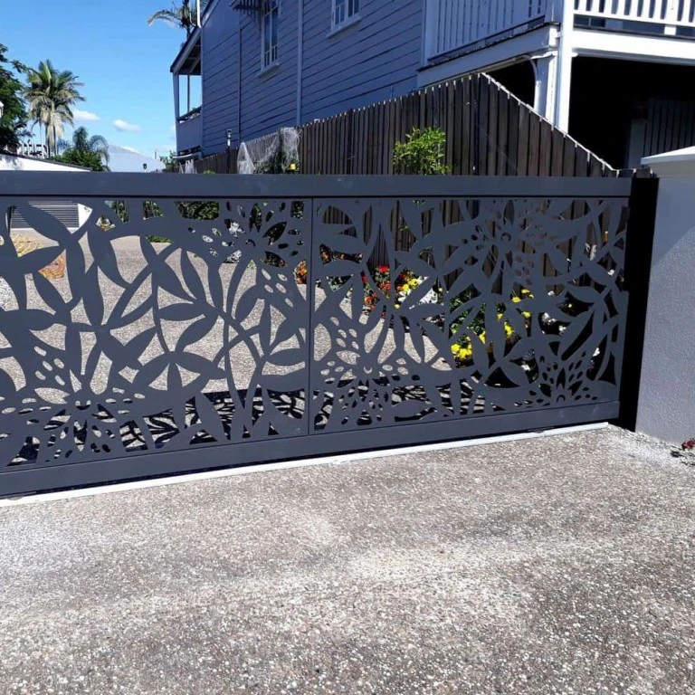 

laser cut outdoor garden fence panels for decorative