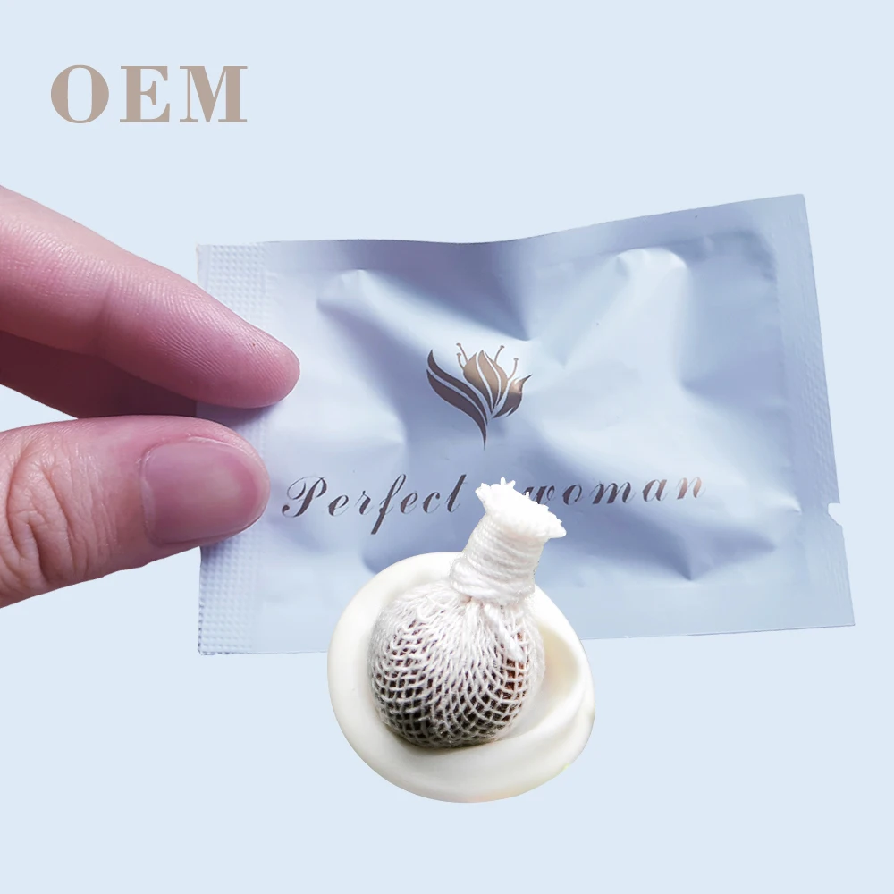 

OEM/ODM Feminine Hygiene Product 100% Herbal Vaginal Detox Pearls, Dark brown