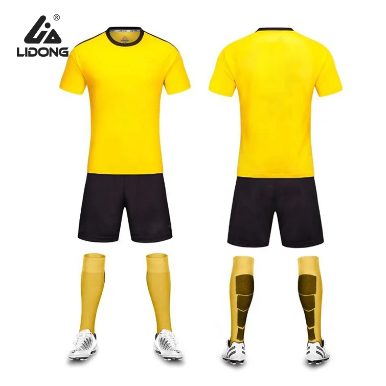 

Blank Custom Jersey Uniform Set Youth Soccer Uniforms Men Football Shirts Made In China