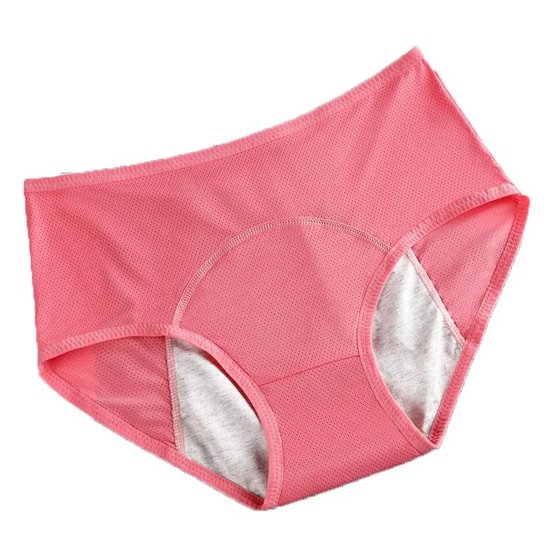 

Wholesale Leak Proof Menstrual Panties Physiological Pants Women Underwear Period Cotton Waterproof Plus size Briefs, 8 colors