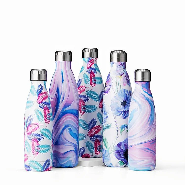 

Amazon Tot seller Double Wall Reusable Cola bottle 304Stainless Steel Insulated Small Mouth Vacuum Water Bottle Cola Bottle, Customized color