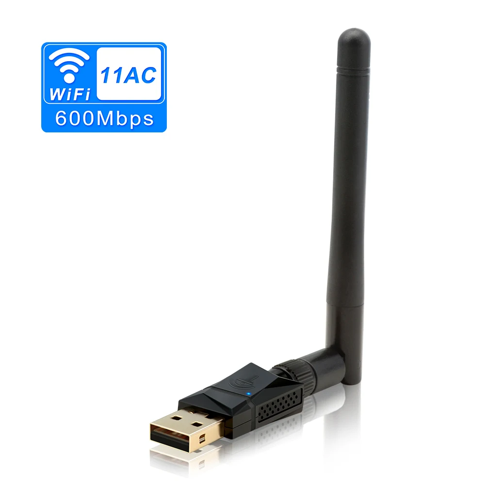 600Mbps Dual Band (2.4G/150Mbps+5G/433Mbps) Wireless USB Wifi Adapter,802.11N/G/B Antenna Network Lan Card For Win XP