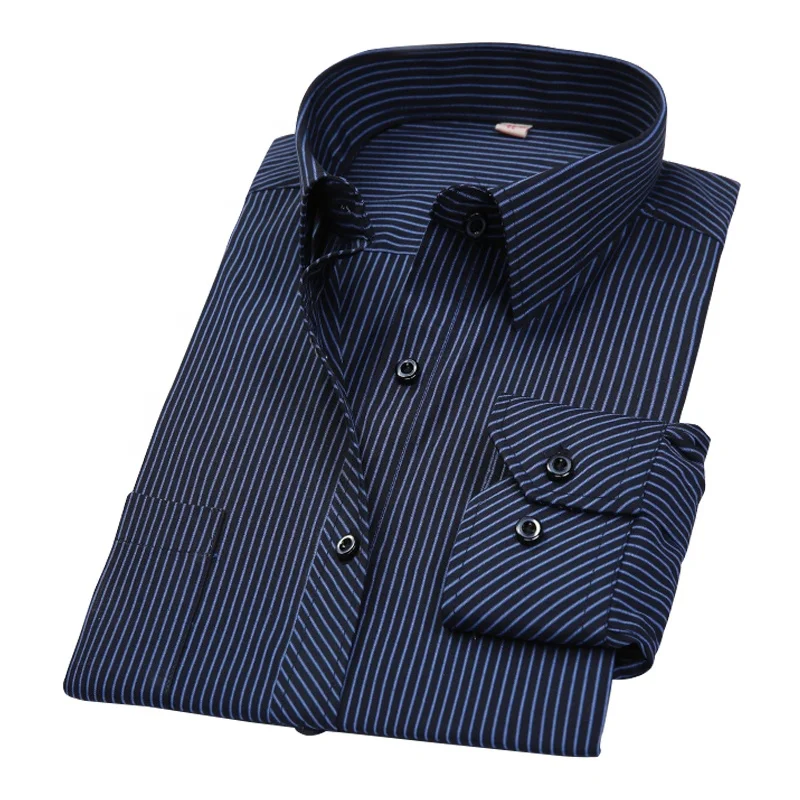 

Hotsale Long Sleeve Pattern Business Casual Formal Custom Men's Shirts, As pictures show,black/navy/blue/purple/white