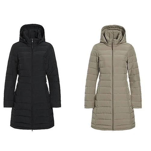 

New Arrival Winter Women White Duck Down Hooded Coat Ultra Lightweight Winter Woman Down Jacket