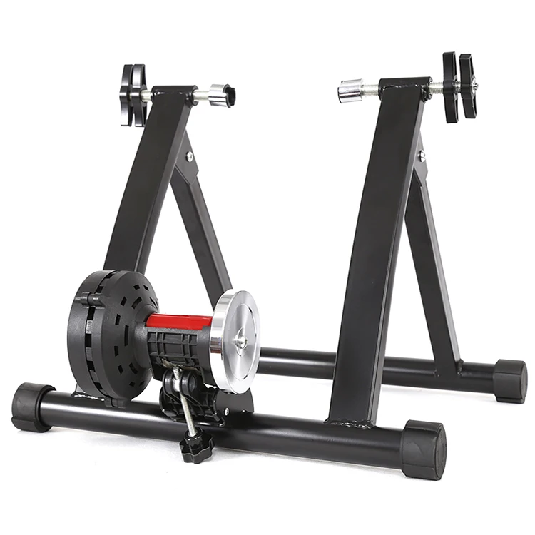

Newest Magnetic System Indoor Bike Trainer With Silicone Covered To Reduce Tire Wear