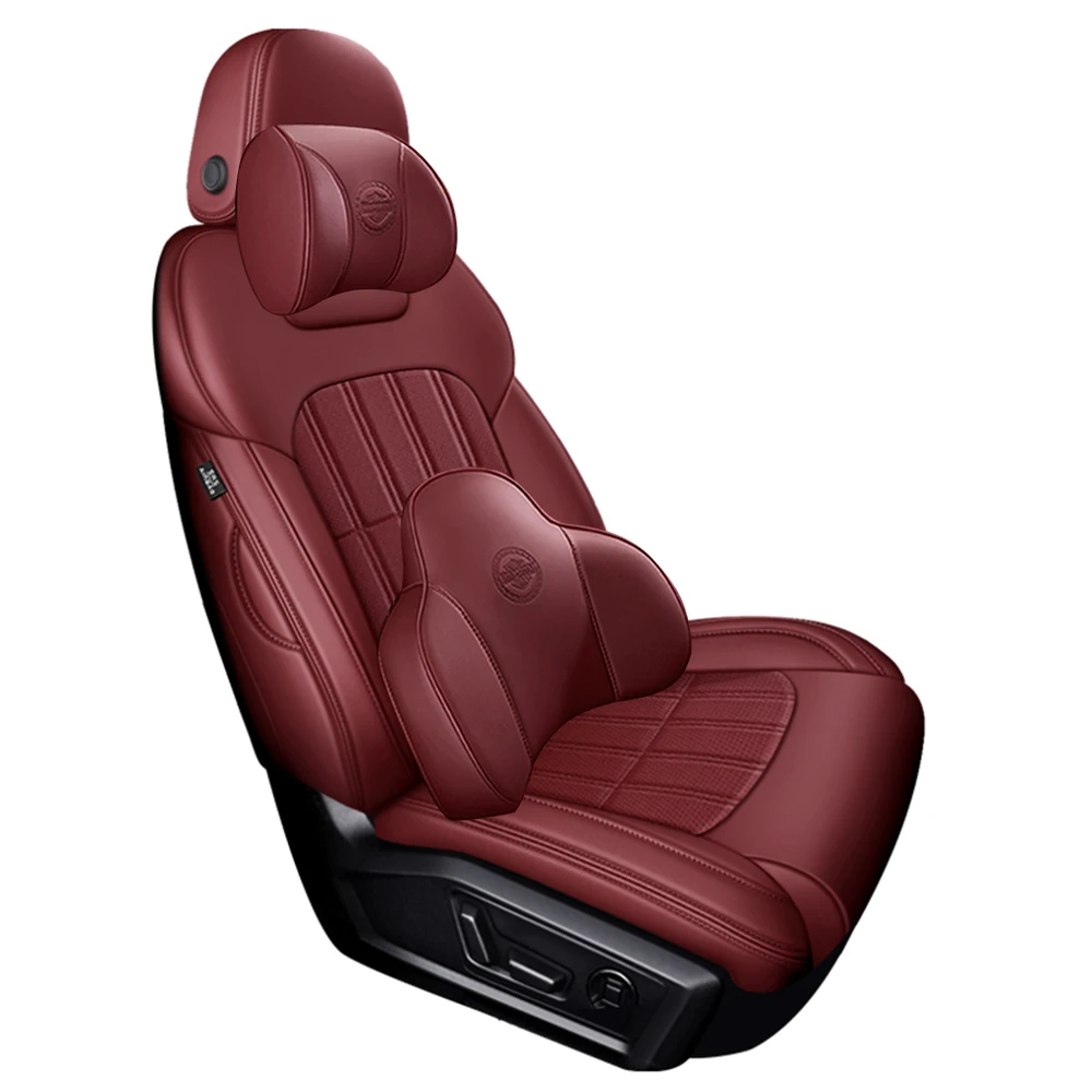 

Muchkey Memory Leather Car Seat Cover Front Rear Car Seat Cushion Cover for Audi A6 A5 A3 A1 S5 R8 Q7 A7 A8 TT 100