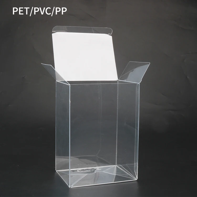 
Mini MOQ Clear Plastic PVC Packaging Boxes, High Transparent PET Plastic Retail Packaging Box for Make up Packaging with Hanger  (60715885102)