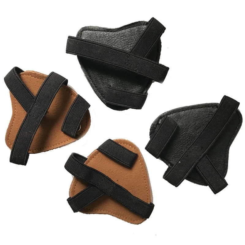 

1pc New Archery Left Hand Finger Guard 2 Finger Arrow Leather Protect Guard Outdoor Hunting Shooting Accessories