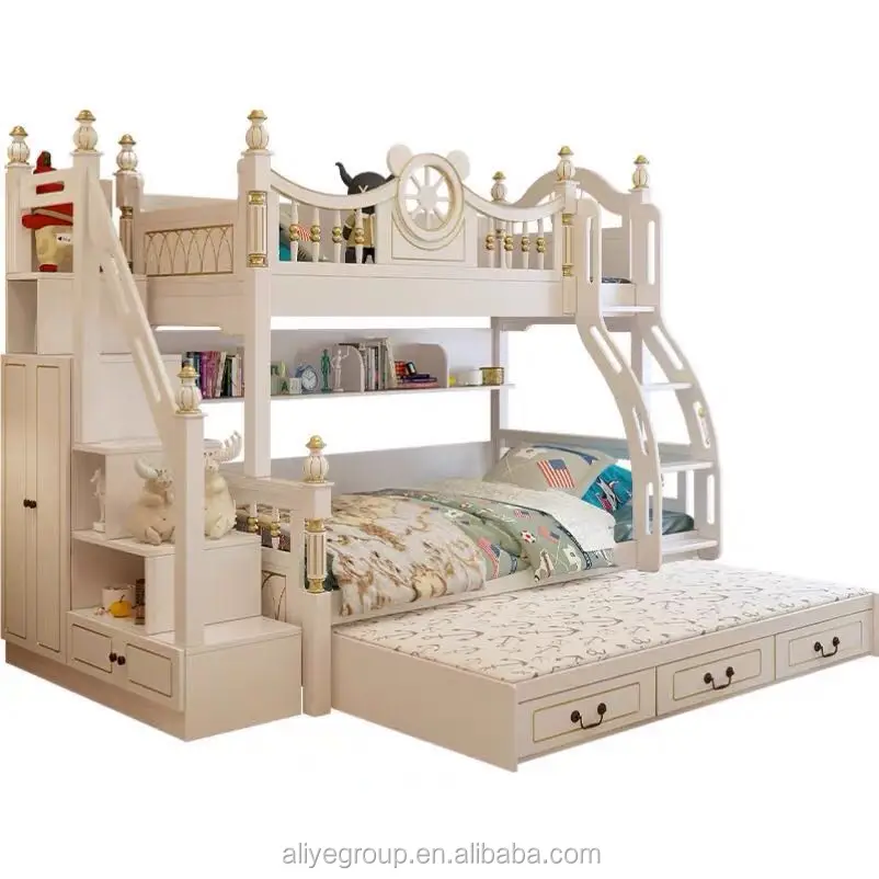 bunk beds for kids with desk