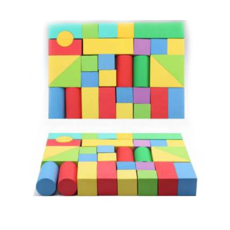 

Wholesale Safe and Eco-friendly DIY Toy foam building blocks xxl for kids toys 32 pieces life soxe EVA foam bricks set
