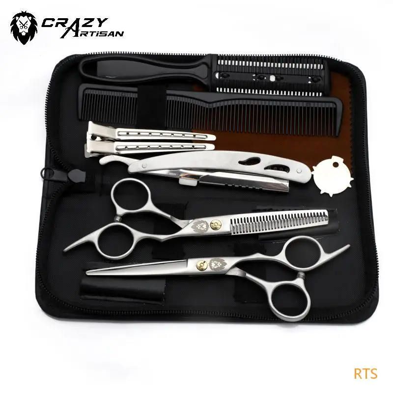 

Crazy Artisan 2022 promotional 6.5 inches vg10 barber scissor set