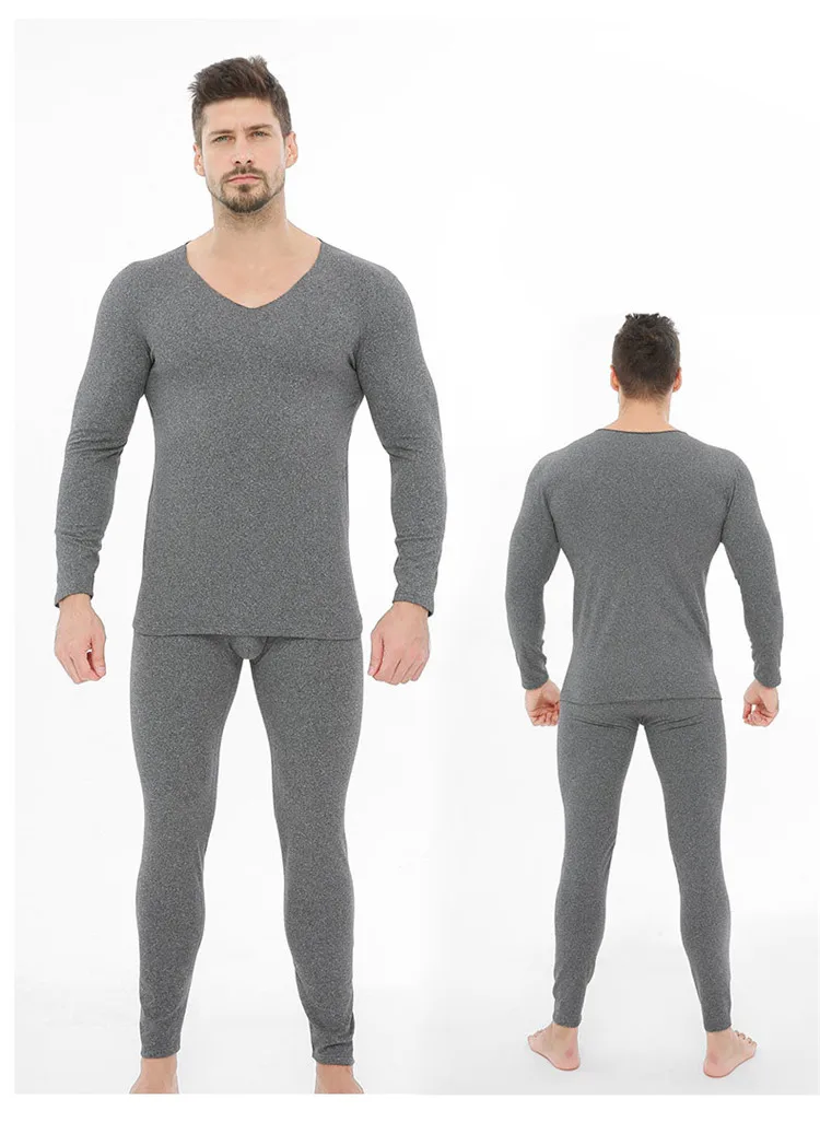 V Collar Invisible Insulation Thermal Underwear For Men Suit Wholesale ...