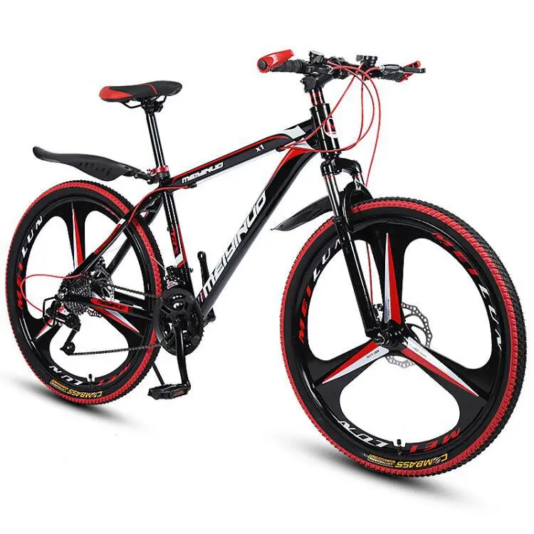 

2020 new full shock absorber adult fat tire bmx highway speed 26 inches mountain bike bike mountain bike, Multiple colour