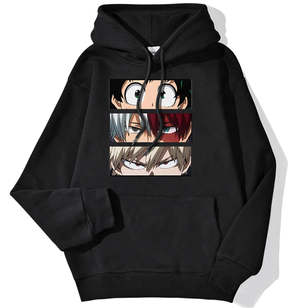 

My Hero Academia Hoodies Men's Casual Fashion Sweatshirts Japan Anime Loose Hoodie Hip Hop Creativity Streetwear Male, Customized color