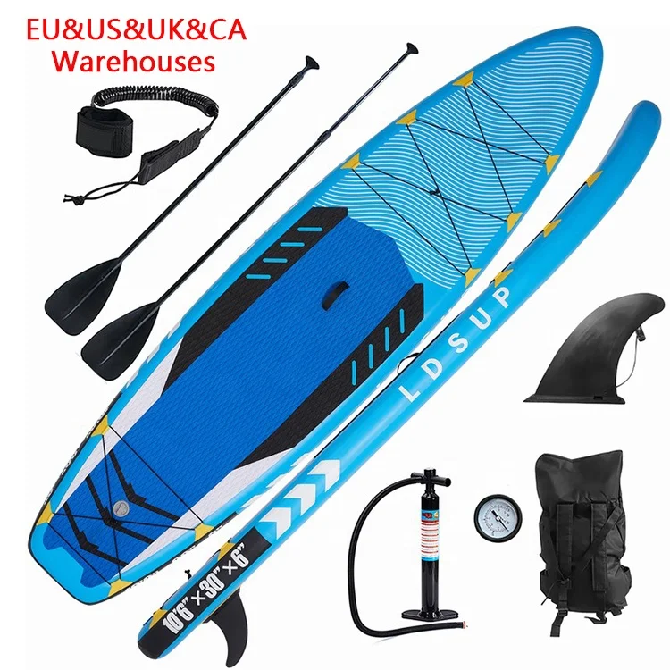 

Warehouses drop stitch waterplay surfing kiteboards supboard inflatable stand up paddle board unisex paddle sup surfboard, Customized color