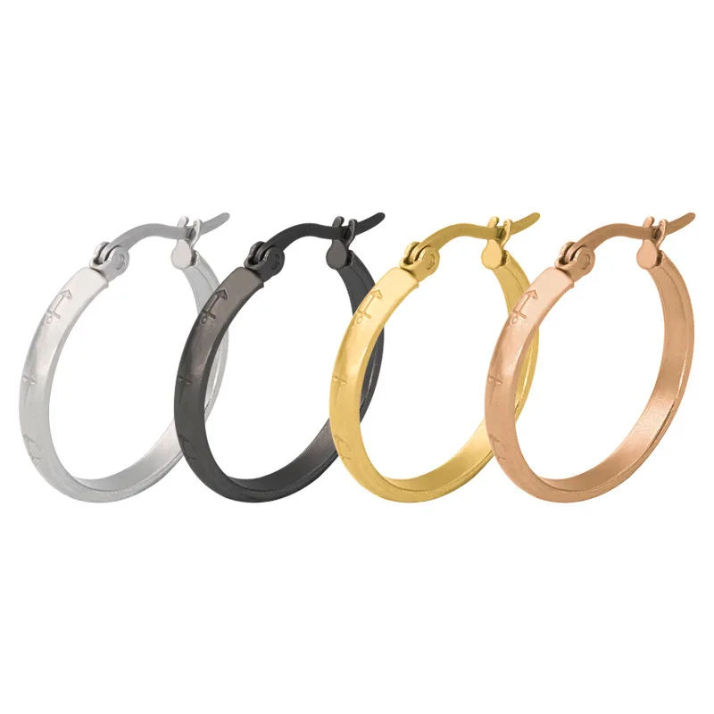 

Hot Sale Earring Stainless Steel Arrow Stars Style Earrings Women, Picture