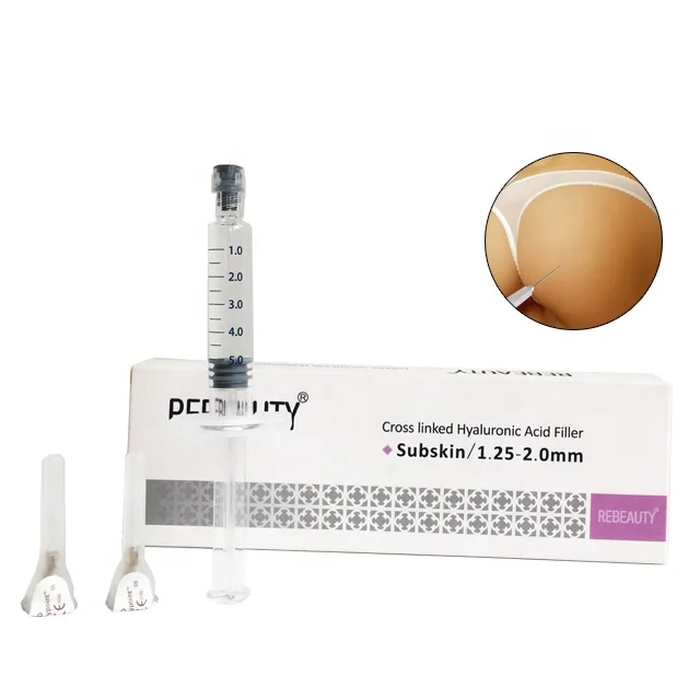 

2020 cross linked hyaluronic acid gel 1ml dermal filler for body