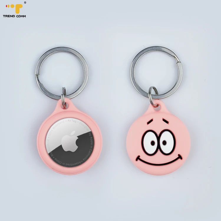 

Wholesale Cute Cartoon Silicone Protective Cover Anti-Lost Key Chain Tracker Case For Airtags