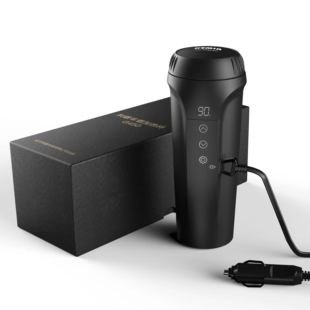 Stainless Steel 12v Electric Heating Cup,Car Electric Mug With Display