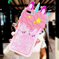 

High Quality Low Price 3D cartoon silicone phone case For IPhone Max Liquid Unicorn Phone Cover For iPhone Case Phone Case