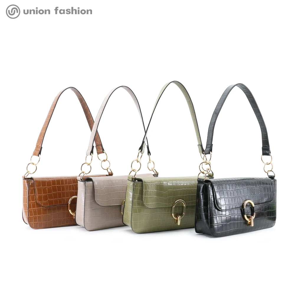 

High Quality Croc PU Leather Bags Women Shoulder Bag Handbag, Picture