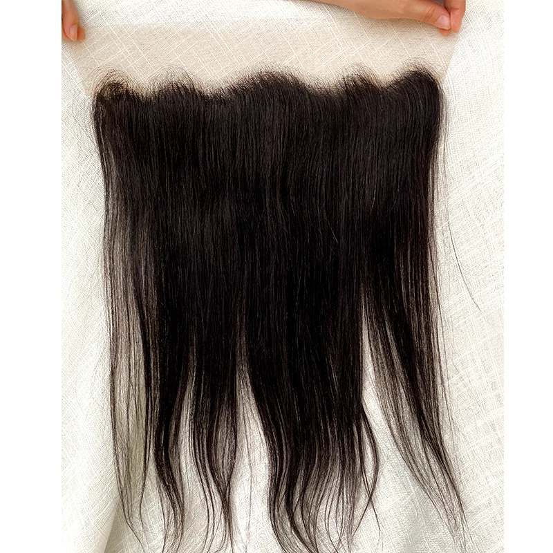 

free shipping full virgin cuticle13x4 pre plucked swiss lace frontal with baby hair,wholesale virgin raw indian hair frontal