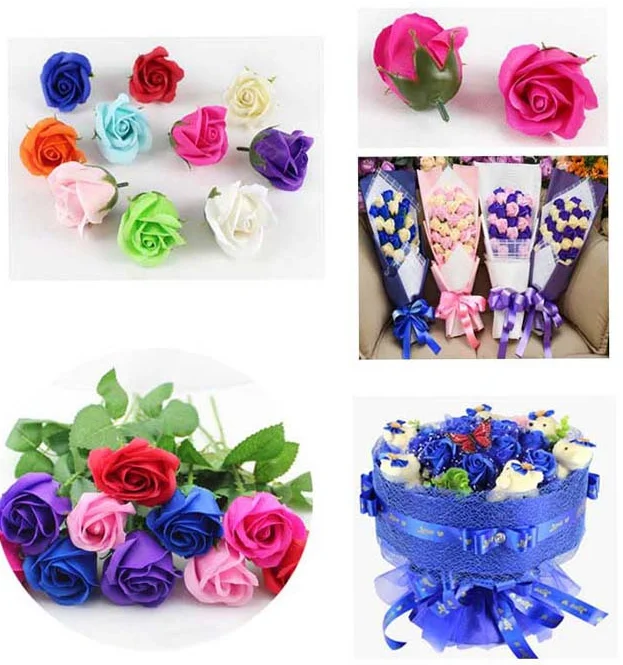 
Wholesale PE fresh Foam rose Flowers plastic soap flowers 