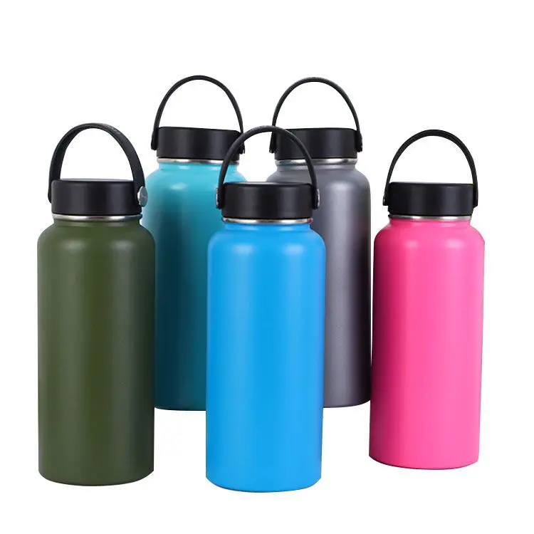 

Christmas Printed Wide Mouth Stainless Steel Sports Water Bottle Custom Logo Thermos Flask